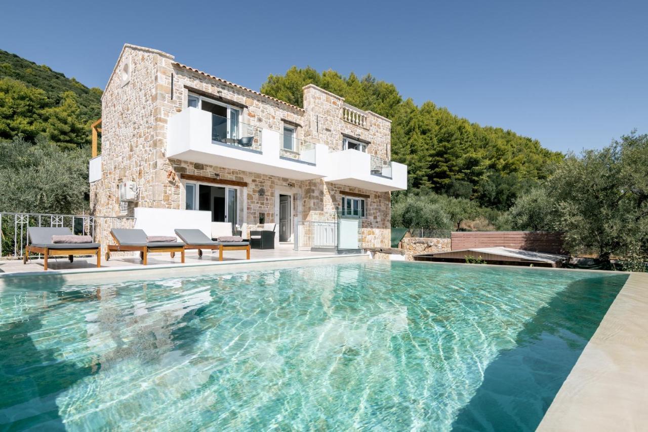 Villa Di Pietra Lithakia  Bagian luar foto