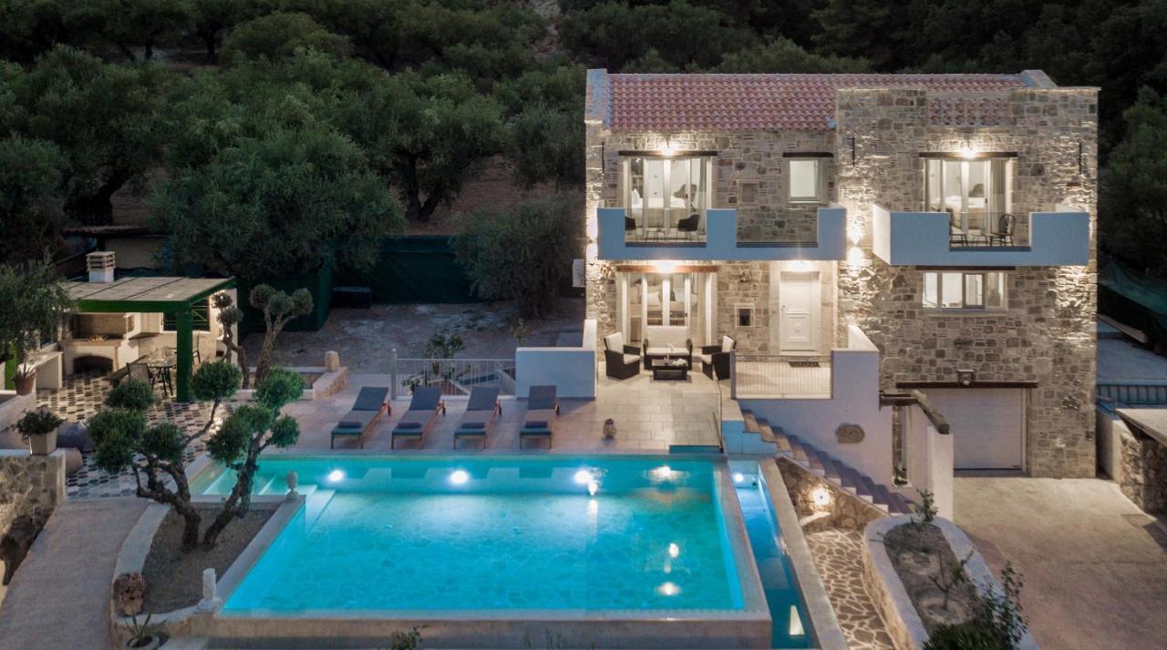 Villa Di Pietra Lithakia  Bagian luar foto