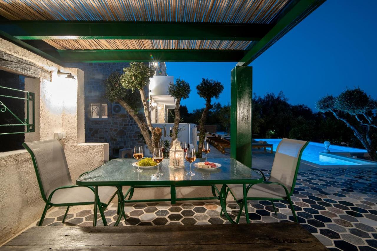 Villa Di Pietra Lithakia  Bagian luar foto
