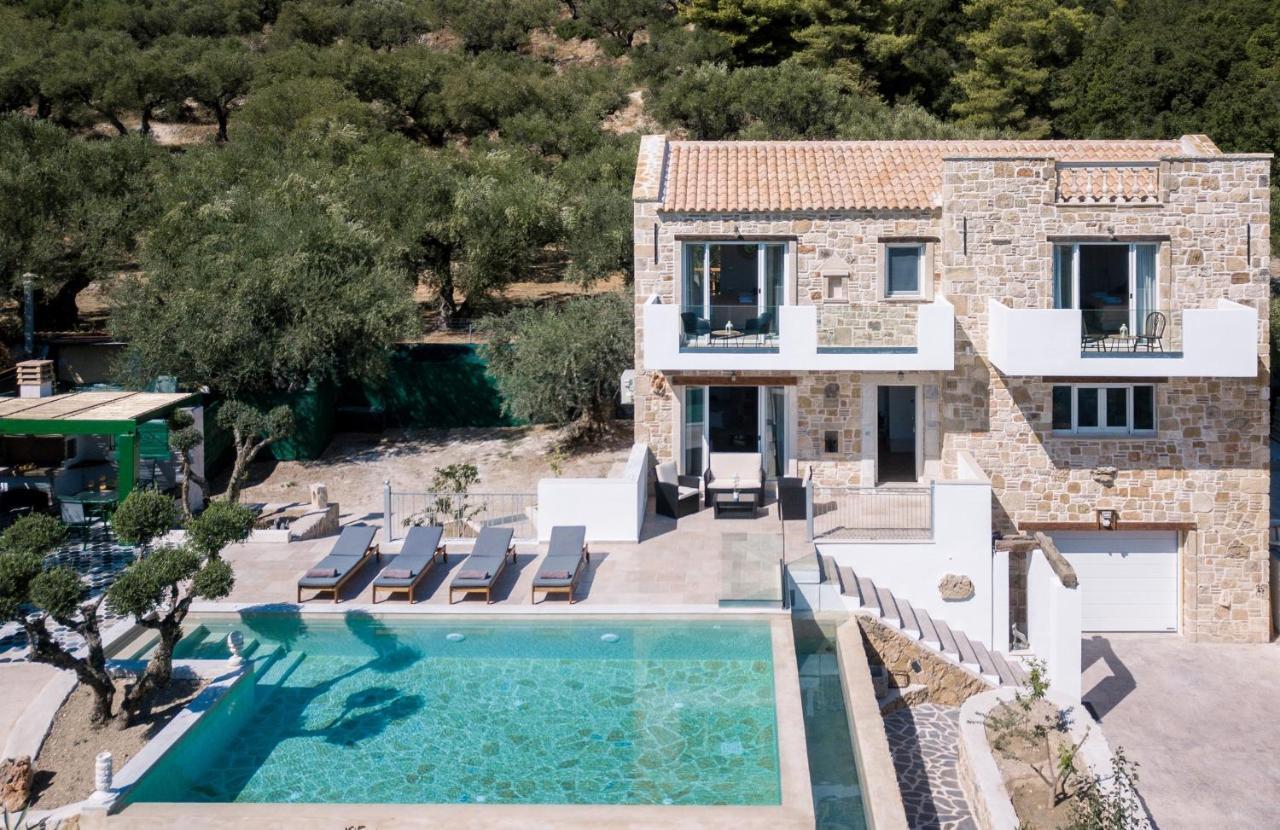 Villa Di Pietra Lithakia  Bagian luar foto